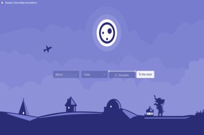 Screenshot of Stamps Internships