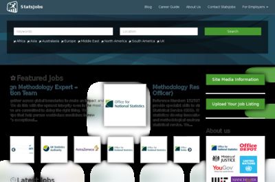 Screenshot of StatsJobs.com