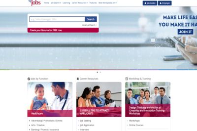 Screenshot of Stjobs