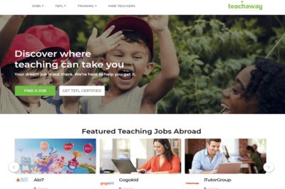 Screenshot of Teachaway