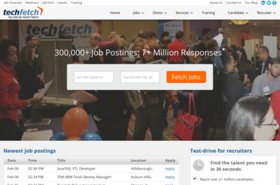 Screenshot of Tech Fetch