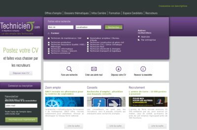 Screenshot of Technicien.com