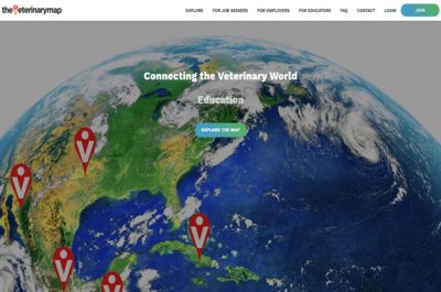 Screenshot of The Veterinary Map