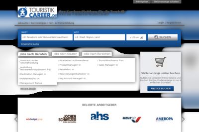Screenshot of TOURISTIKCAREER