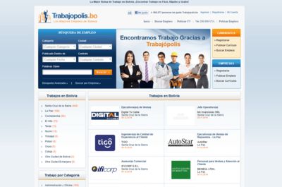 Screenshot of Trabajopolis