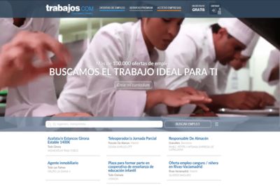 Screenshot of Trabajos.com