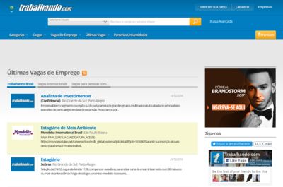 Screenshot of Trabalhando