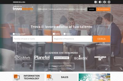 Screenshot of Trovolavoro