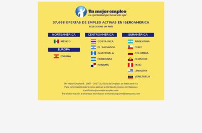 Screenshot of Un Mejor Empleo