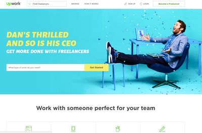 Screenshot of Upwork