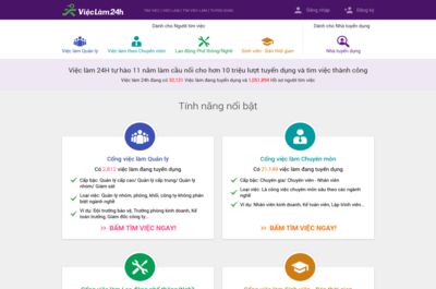 Screenshot of Viec Lam 24h