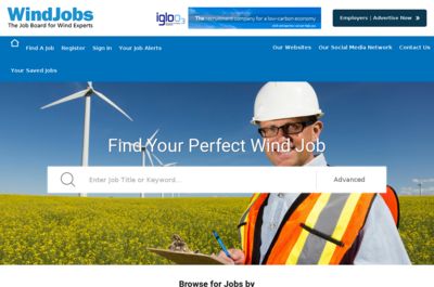 Screenshot of WindJobs