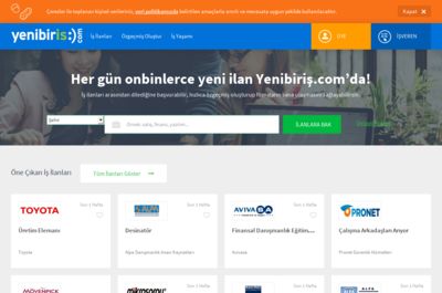 Screenshot of Yenibiris