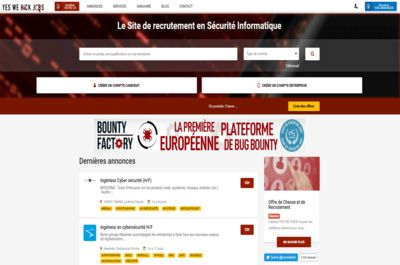 Screenshot of YesWeHack