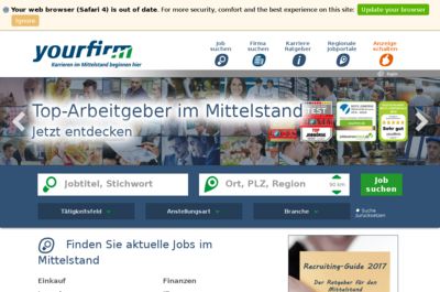 Screenshot of Yourfirm